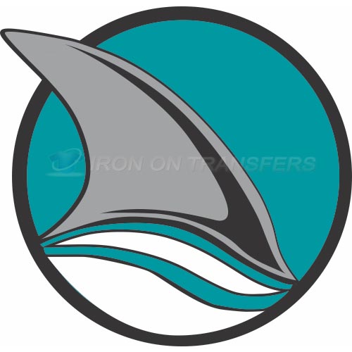 San Jose Sharks Iron-on Stickers (Heat Transfers)NO.313
